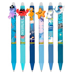 ONLINE® magiXX Fun Gelschreiber Sea 0,7 mm, Schreibfarbe: blau, 6 St. von ONLINE®