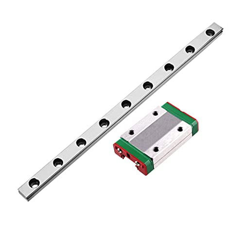 ONLISUM MGN12H 300mm 1 Stücke Mini Linearführung mit 1 Stück MGN12H Lagerkissen Blöcke für DIY 3D Drucker und CNC-Maschine Fräsmaschinen von ONLISUM