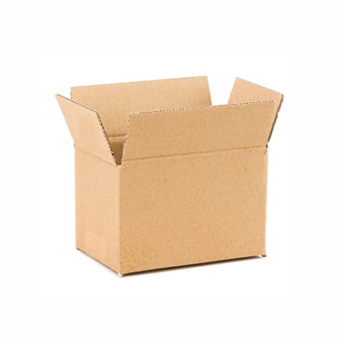 ONLY BOXES Packung mit 25 Versandkartons, Aufbewahrungsboxen, einfacher Kanal, verstärkt, Aufbewahrungsbox, Maße: 15 x 10 x 10 cm, Karton mit Umschlag, kleine Kartons, AMA615, Braun, 15x10x10 cm von ONLY BOXES