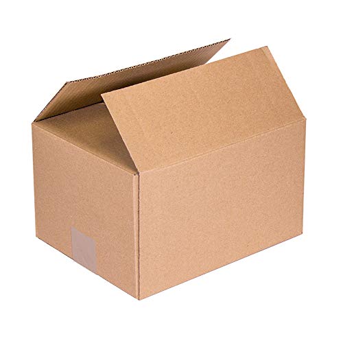 Only Boxes, Kartons, verstärkter einfacher Kanal, Aufbewahrungsbox, Maße: 31 x 22 x 20, Box mit Klappen, Packung mit 25 Einheiten von ONLY BOXES