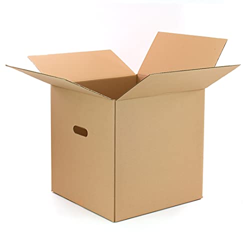 Only Boxes, Packung mit 10 Umzugskartons, Umzugskartons, Transportbox, mit Griffen für einfache Handhabung, Maße 40 x 40 cm, sehr stabile Kartonbox, 100% umweltfreundlich von ONLY BOXES