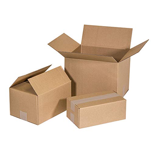 Only Boxes, Packung mit 25 Versandkartons, Versandkartons, Versandkartons, einfach, verstärkt, Aufbewahrungsbox, Maße 25 x 15 x 10 cm, Mehrzweckbox von ONLY BOXES