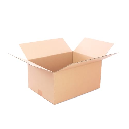 Packung mit 10 Kartons aus verstärktem Karton mit den Maßen 50 x 40 x 30 cm und einfachem K, hergestellt in Spanien aus recyceltem Karton, robust für Versand, Lagerung und Umzug Packung mit 10 Kartons aus verstärktem Karton mit den Maßen 50 x 40 x 30 cm und einfachem K, hergestellt in Spanien aus recyceltem Karton, robust für Versand, Lagerung und Umzug von ONLY BOXES