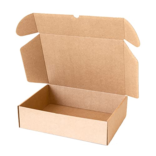 Packung mit 20 Kartons aus Kraftpapier, für Versand, Versand oder Aufbewahrung, Maße (L x B x H): 30 x 22 x 8 cm von ONLY BOXES