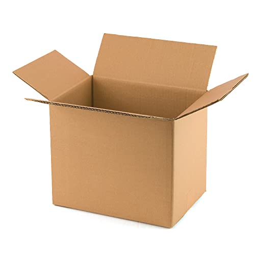 Packung mit 20 Kartons mit Klappen aus zweiwelliger Wellpappe für Verpackung oder Transport von hoher Schutz. Maße: 31 x 22 x 25 cm. Verpackung mit zerbrechlichen und schweren Produkten. von ONLY BOXES
