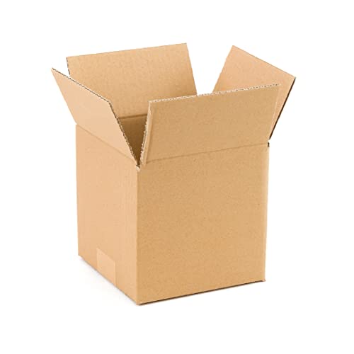 Packung mit 25 Versandkartons, Aufbewahrungsboxen, einfacher Kanal verstärkt, Aufbewahrungsbox, Maße: 15 x 15 x 15 cm, Karton mit Klappe von ONLY BOXES