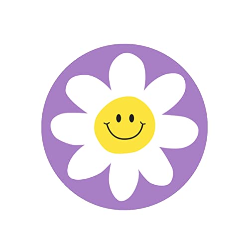 GRIPTOK Handy-Griff Korea Grip Tok Einfacher, niedlicher stilvoller Handy-Ständer Fallschutz Design Gänseblümchen Smile Niko Circle bunt einzigartig (lila) von ONLYOU