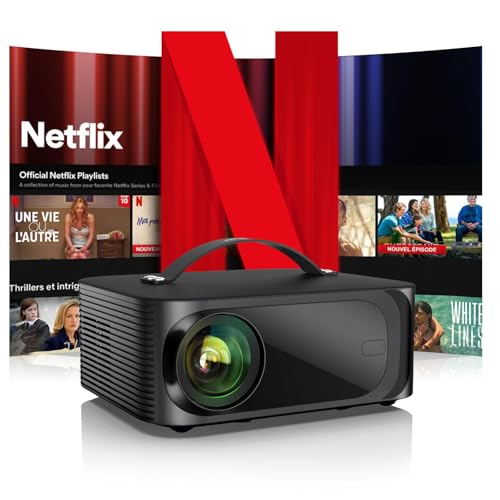Beamer 4K【Official Netflix & Dolby Audio】 26000LM Remote Focus/6D Trapezkorrektur WiFi6 Bluetooth Smart Beamer Full HD 1080P, ONOAYO Unterstützt 4K Video Beamer Heimkino/Outdoor Handy Projektor Beamer 4K【Official Netflix & Dolby Audio】 26000LM Remote Focus/6D Trapezkorrektur WiFi6 Bluetooth Smart Beamer Full HD 1080P, ONOAYO Unterstützt 4K Video Beamer Heimkino/Outdoor Handy Projektor von ONOAYO