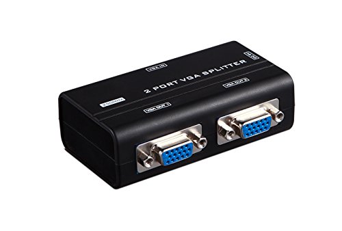 Active VGA Duplicator Splitter 2 Ports Doppelverstärkermonitor HDB15 4182 von ONOGAL
