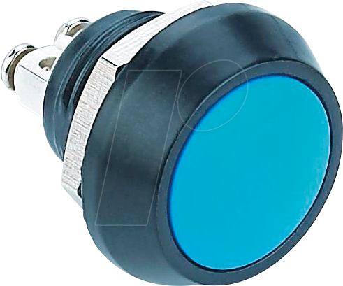 VS GQ12B-10BA - Drucktaster, Ø 17,5/12 mm, 2A-36 VDC, blau VS GQ12B-10BA - Drucktaster, Ø 17,5/12 mm, 2A-36 VDC, blau von ONPOW