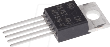 LM2575T-ADJ - Schaltregler, Step-Down, Adj., 1A, 4,75-40Vi, TO220-5 von ONSEMI