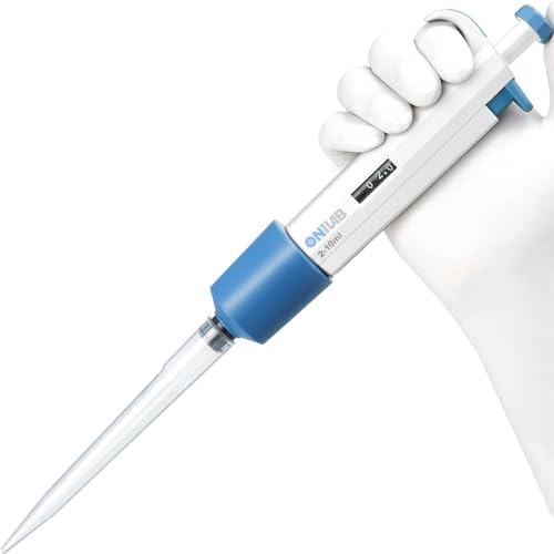 ONiLAB 2-10ml Labor Einkanal Pipette Scientific Labormikropipette Handbuch Einstellbares Volumen, Hochpräzise, Pipettierer von ONiLAB