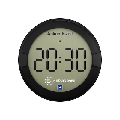 OOONO® P-Disc N°2 light - Elektronische Parkscheibe mit Zulassung fürs Auto-vollautomatische Parkuhr von OOONO