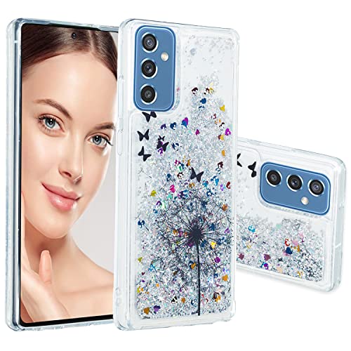 OOPKINS Glitzer Flüssig Hülle für Samsung Galaxy A55 5G für Mädchen Sparkle Fließend Glänzend Treibsand Transparent Weich TPU Silikon Bumper Stoßfest Schutzhülle für Galaxy A55 5G Bling Pusteblume XY OOPKINS Glitzer Flüssig Hülle für Samsung Galaxy A55 5G für Mädchen Sparkle Fließend Glänzend Treibsand Transparent Weich TPU Silikon Bumper Stoßfest Schutzhülle für Galaxy A55 5G Bling Pusteblume XY von OOPKINS