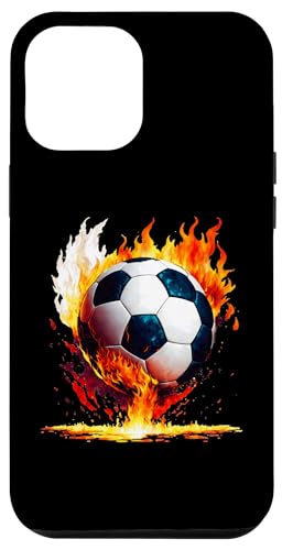 Hülle für iPhone 12 Pro Max Fußballspiel auf Feuer Fußball-Fan-Design von OORT 33 production