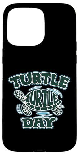 Schildkröte Tag niedliche Meeresschildkröte rettet das Ozean Korallen Klima Hülle für iPhone 15 Pro Max von OORT 33 production