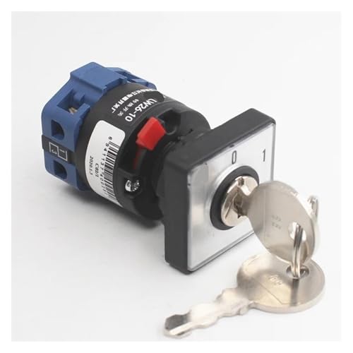LW26-10 C02/1 Two Gear 10A 690V Single Hole 16mm Key Power Cut-off Rotary Cam Switch Conversion von OOYIALET