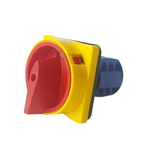 LW26GS Electrical Changeover Selector 3 Poles 20A 2 Position ON-OFF With Padlock Panel Isolator Rotary Cam Switch YMW26-20/3GS von OOYIALET