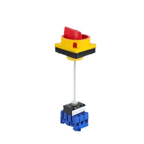 YMD11-25B Red Yellow Pad-lock With Extension Arm Isolator Switch 3 Phase On-off Rotary Cam Selector Replace LW30-25A von OOYIALET