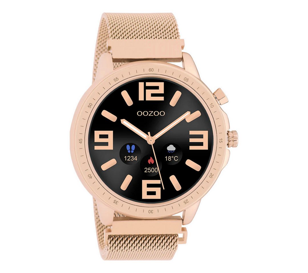OOZOO Q00307 Armbanduhr Rose Milanaiseband 45 mm Smartwatch OOZOO Q00307 Armbanduhr Rose Milanaiseband 45 mm Smartwatch von OOZOO