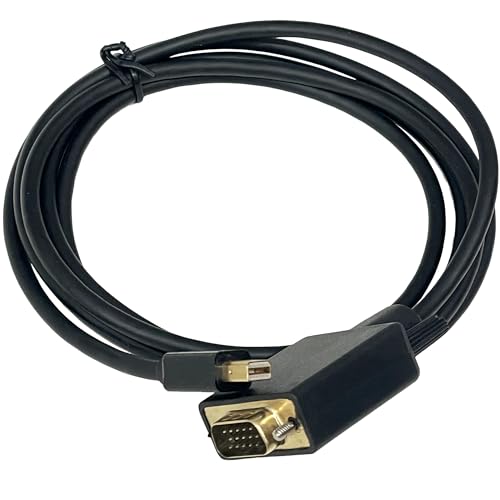 OPAX51 Mini-DisplayPort-auf-VGA-Kabel, Konverter-Adapter von Mini DisplayPort zu VGA, 1,8 m, kompatibel mit den meisten Laptops zu Monitor und Projektor OPAX51 Mini-DisplayPort-auf-VGA-Kabel, Konverter-Adapter von Mini DisplayPort zu VGA, 1,8 m, kompatibel mit den meisten Laptops zu Monitor und Projektor von OPAX51