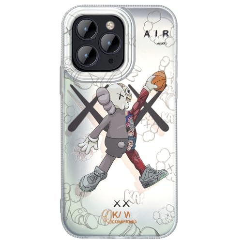 OPHK Schutzhülle für iPhone 13 Pro Max, 3D Silber mit trendigem Sneaker-Cartoon-Design, Street Artwork Bear Air IMD Laser Stoßfest Silikon Schutzhülle Handy Back Cover für Jungen Mädchen OPHK Schutzhülle für iPhone 13 Pro Max, 3D Silber mit trendigem Sneaker-Cartoon-Design, Street Artwork Bear Air IMD Laser Stoßfest Silikon Schutzhülle Handy Back Cover für Jungen Mädchen von OPHK