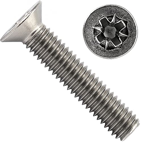 OPIOL QUALITY® Senkkopfschrauben Kreuzschlitz Z DIN 965 M4x5 mm aus Edelstahl A2 V2A (2 Stück) Senkschraube Senkkopf Kreuzschlitzschraube Gewindeschrauben von OPIOL QUALITY