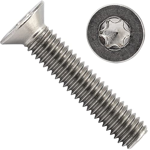 OPIOL QUALITY® Senkkopfschrauben mit Innensechsrund TX DIN 965 M4x10 mm aus Edelstahl A2 V2A (10 Stück) Vollgewinde Senkschrauben Senkkopf-Schrauben Senkkopf von OPIOL QUALITY