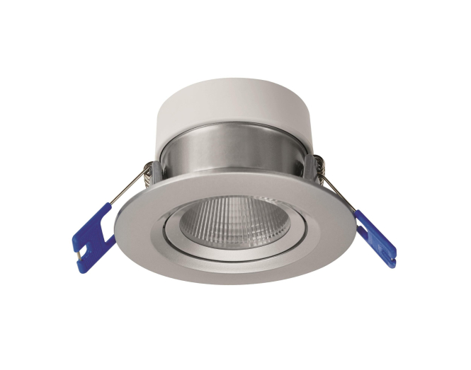 Opple LED-Einbauspot Chiara 541003410800 IP44 6W 450lm 2700K DA68 alu schwenkbar von OPPLE Lighting B.V.