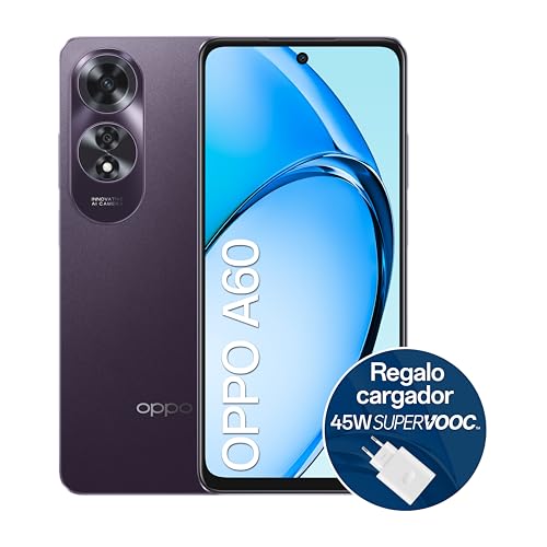 Oppo A60 8/256 GB Púrpura Free + Cargador 45 W von Oppo