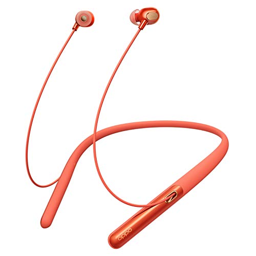 OPPO Bluetooth Kopfhörer, Bluetooth 5.0 In-Ear Sport Kabellose Ohrhörer - Stereo-Kopfhörer zum Laufen Workout Gym Noise Cancelling ANC Enco Q1 (Orange) von OPPO