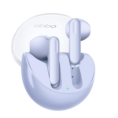 OPPO Enco Air3 Kabellose Kopfhörer, Bluetooth 5.3, Geräuschunterdrückung, kabelloses Laden, niedrige Latenzzeit, Akku mit großer Kapazität, IP54 - Violett von OPPO