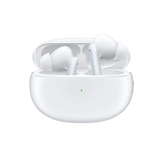 OPPO Enco X kabellose In-Ear Kopfhörer, Bluetooth 5.2, hybrid Geräuschunterdrückung, Android und iOS-kompatibel, kabelloses Laden. Inkl. Ladecase, weiß von OPPO
