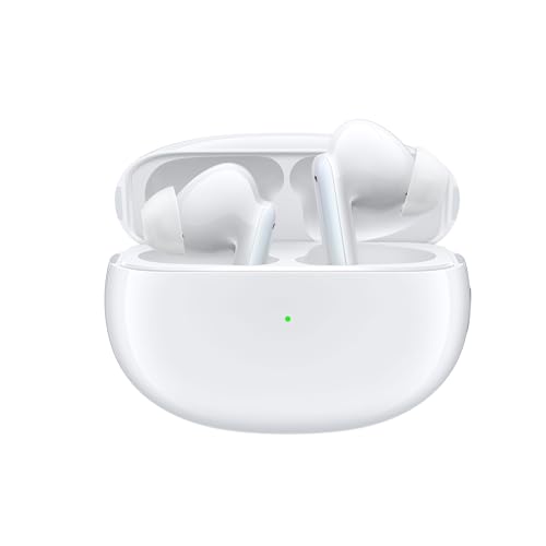 OPPO Enco X kabellose In-Ear Kopfhörer, Bluetooth 5.2, hybrid Geräuschunterdrückung, Android und iOS-kompatibel, kabelloses Laden. Inkl. Ladecase, weiß von OPPO