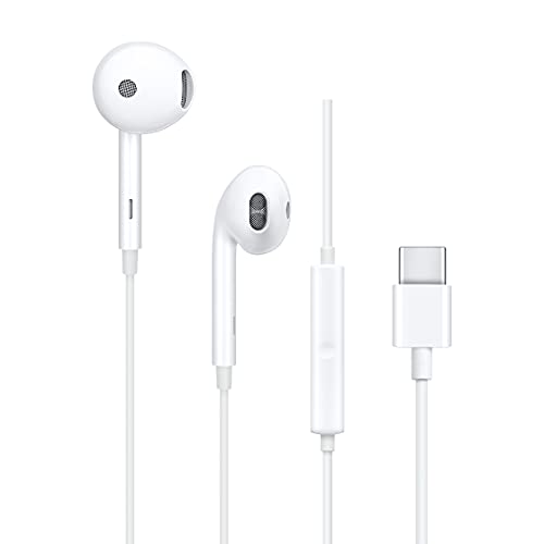 OPPO In-Ear-Kopfhörer mit USB Typ-C, Weiß, 6201288 von OPPO