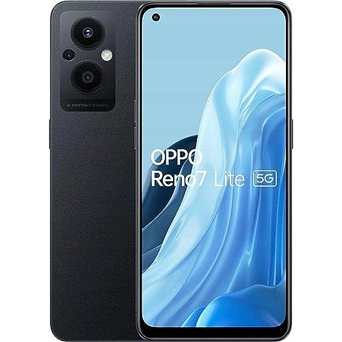 OPPO Reno 7 Lite 16.3 cm (6.43) Dual SIM Android 11 5G USB Type-C 8 GB 128 GB 4500 mAh Black von OPPO