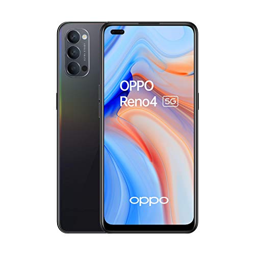 OPPO Reno4 5G Smartphone 8/128 GB Galactic Blue Dual-SIM Android 10.0 5979371, blau von OPPO