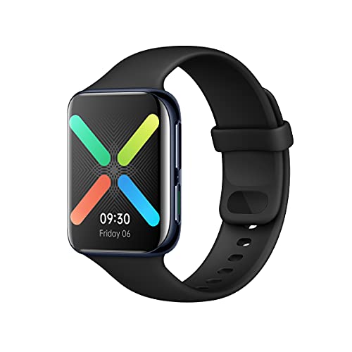 OPPO Watch 46 mm WiFi - Smartwatch (AMOLED Display, GPS, Bluetooth 4.2, WiFi, Wear OS by Google, VOOC Schnellladefunktion, 5 ATM), Schwarz von OPPO