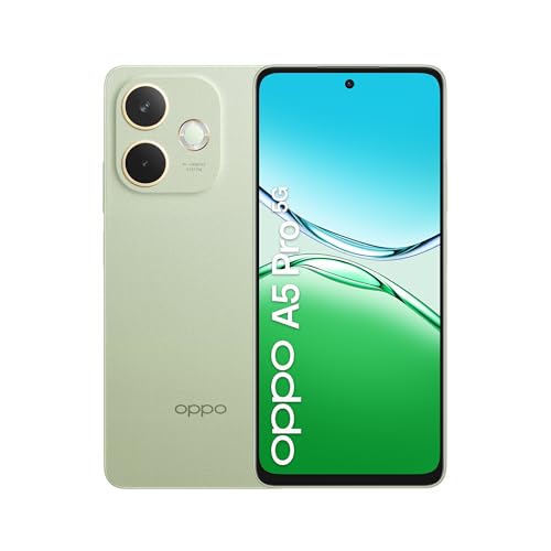 Oppo A5 Pro 5G / Grün / MKT 6300 / 256 GB /8 GB / 6,67 Zoll 120 Hz / 50 MP IA / 5.800 mAh von OPPO