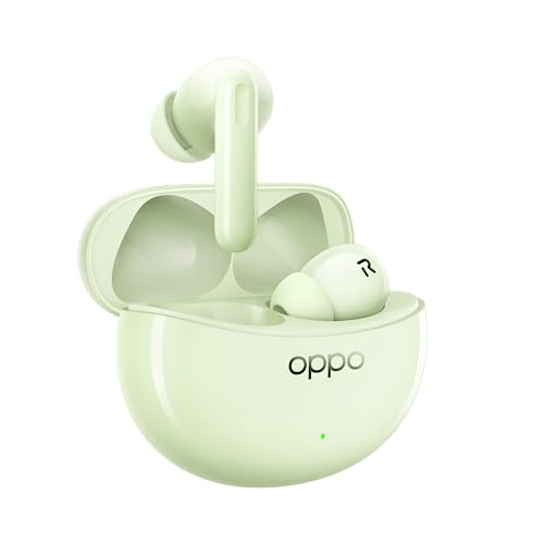 Oppo Enco Air3 Pro Kabellose Kopfhörer, Bluetooth 5.3, Geräuschunterdrückung, kabelloses Laden, niedrige Latenzzeit, Akku mit großer Kapazität, IP55 - Grün von OPPO