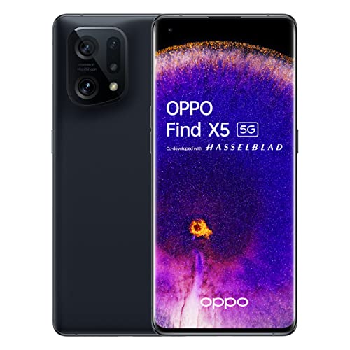 Oppo Find X5 5G - Smartphone 256GB, 8GB RAM, Dual SIM, Black von OPPO