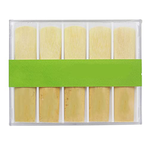 Saxophon -Schilf, 10pcs 2.5 Dünnere Spitze Fortgeschrittene Schneidetechnologie Alt Saxa Clarinet Reeds mit Kunststoffbox für Alto Saxophon Ersatzzubehör Saxophon -Schilf, 10pcs 2.5 Dünnere Spitze Fortgeschrittene Schneidetechnologie Alt Saxa Clarinet Reeds mit Kunststoffbox für Alto Saxophon Ersatzzubehör von OPPWONG