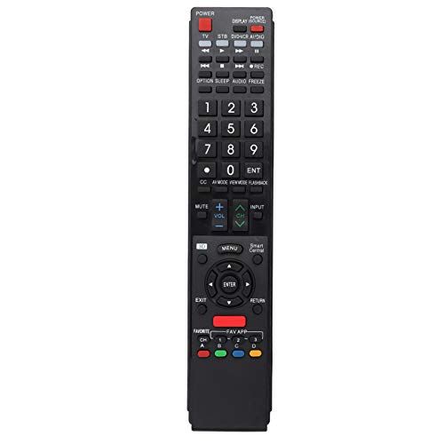 TV -Remote -Ersatz, Tragbare Ersatzfernbedienung Universal TV Remote GB118WJSA -Controller für LCD -LED -TV, 9.4x1.9x0.4inch Schwarz TV -Remote -Ersatz, Tragbare Ersatzfernbedienung Universal TV Remote GB118WJSA -Controller für LCD -LED -TV, 9.4x1.9x0.4inch Schwarz von OPPWONG