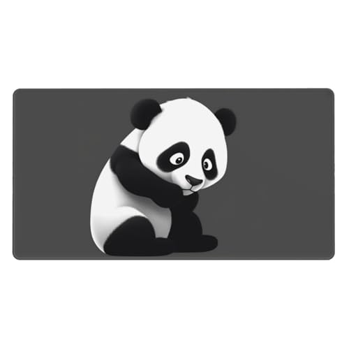 OPSREY Mauspad mit Panda-Motiv, extra groß, Gaming-Mauspad, Desktop-Mauspad von OPSREY
