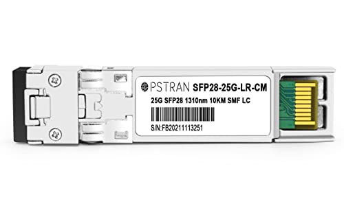 OPSTRAN 25GBASE-LR SFP28 Optisches Transceiver-Modul, kompatibel für Cisco SFP-10/25G-LR-S SFP-25G-LR-S und Meraki Ubiquiti Qnap 25G SFP28 1310nm 10km DDM Duplex LC SMF von OPSTRAN