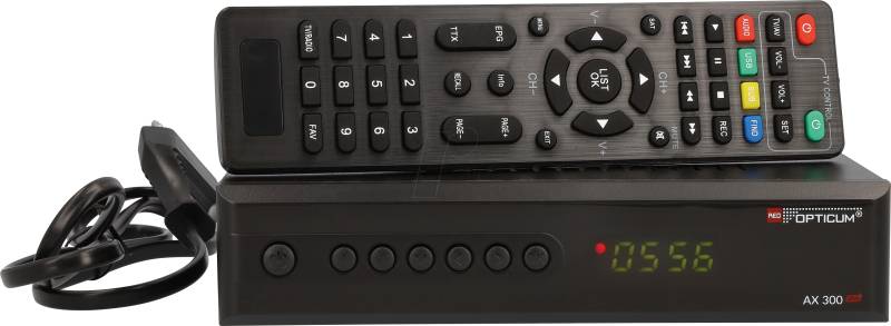 OPTICUM AX300+ - Receiver, DVB-S2, 1080p, AX 300 plus ohne PVR von OPTICUM RED