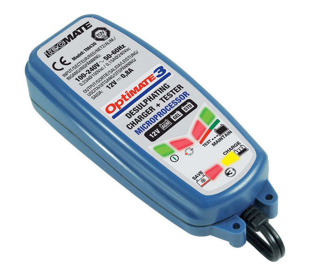 OPTIMATE OptiMate 3 SAE Batterieladegerät Akku-Ladestation OPTIMATE OptiMate 3 SAE Batterieladegerät Akku-Ladestation von OPTIMATE