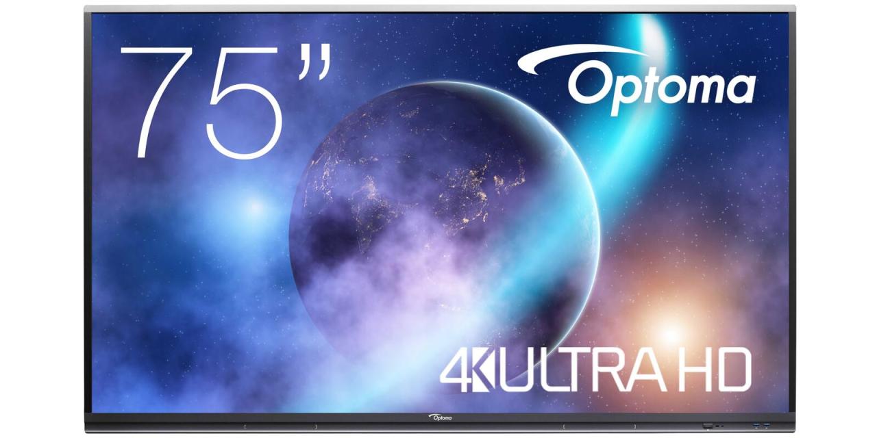 Optoma 5752RK+ Digital Signage Touch Display 189 cm 75 Zoll von OPTOMA