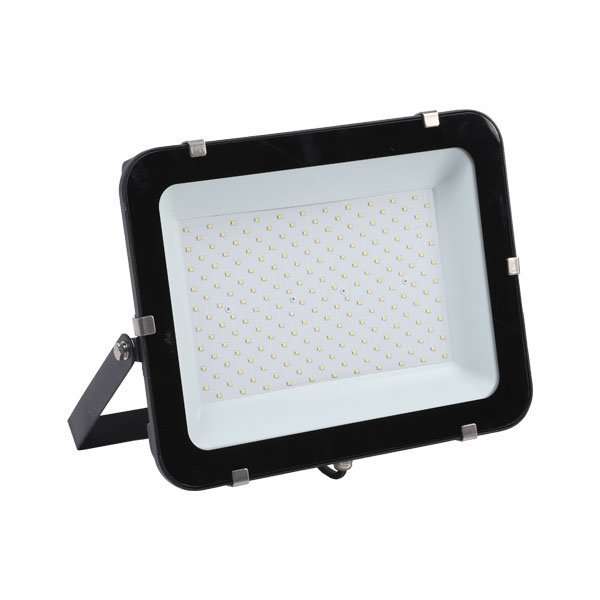 LED-Fluter, 150 W, 15000 lm, slim, schwarz, IP65, 6000 K (kaltweiß) von OPTONICA LED