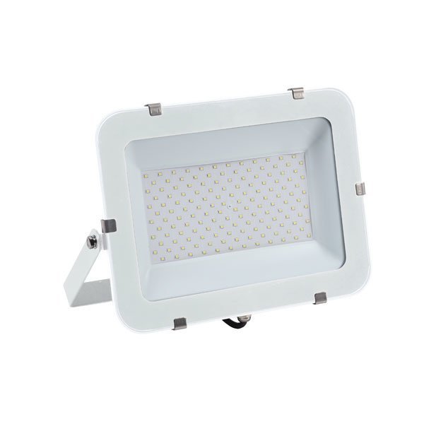 LED-Fluter, 150 W, 15000 lm, slim, weiß, IP65, 6000 K (kaltweiß) von OPTONICA LED